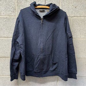 I.E. Relaxed Woman Navy Full Zip Hoodie